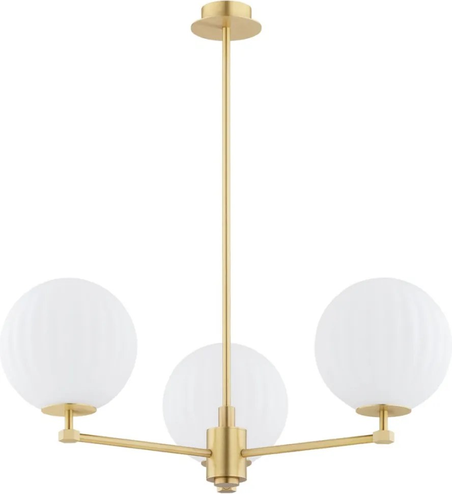 ARGON 6307 PALOMA Glamour Csillár Opál szőnyeg, Csiszolt sárgaréz E14 IP20
