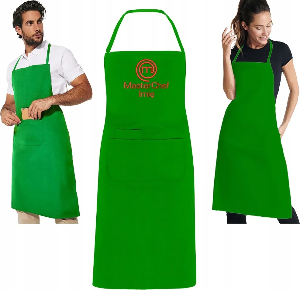 MasterChef kötény konyhai kötény hímzéssel Master chef saját név hímzés