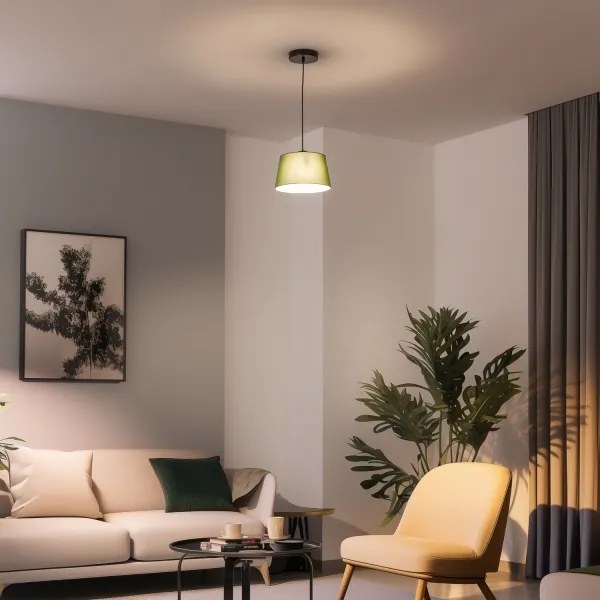 Brilagi - CERIA LED függeszték kábellel 1xE27/40W/230V, átm. 25 cm, zöld