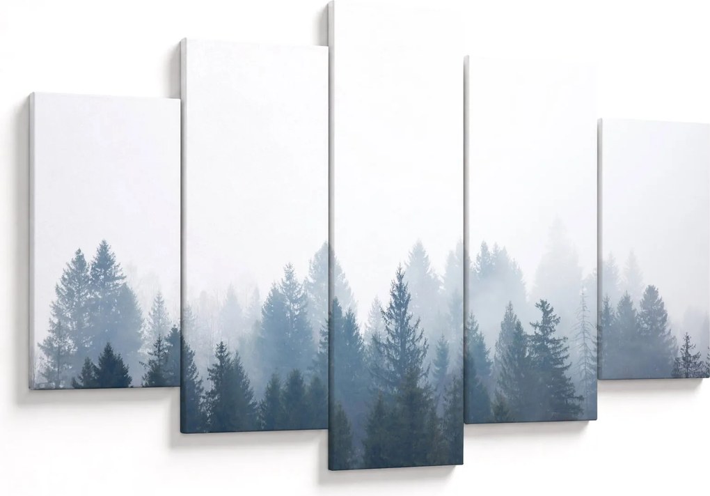 Kép - Ködös erdő (150x105 cm)