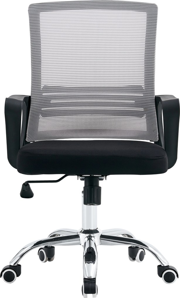 Irodai szék, háló szürkésbarna TAUPE/szövet fekete, APOLO 2 NEW