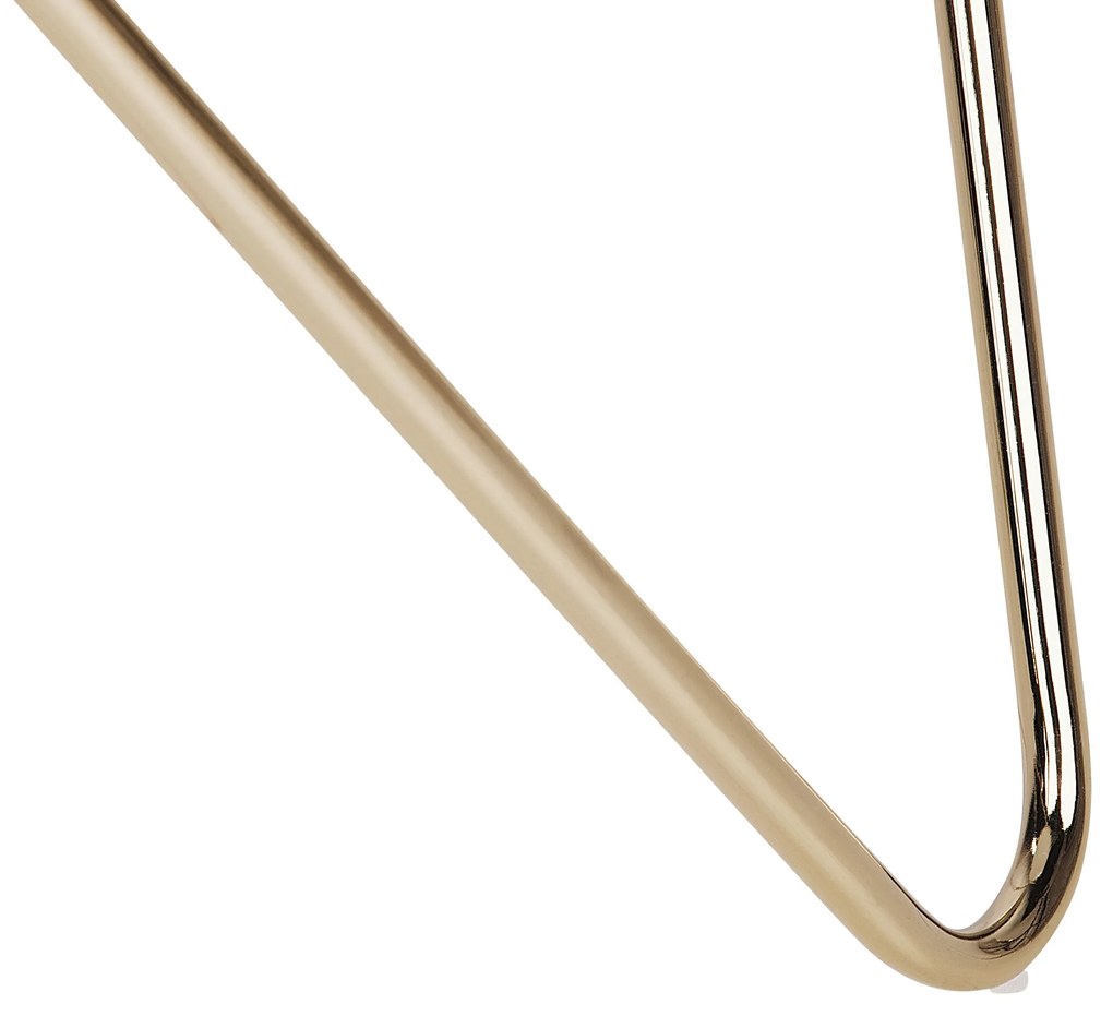 Stílusos Fehér És Arany Kisasztal ⌀ 50 cm MERIDIAN II Beliani