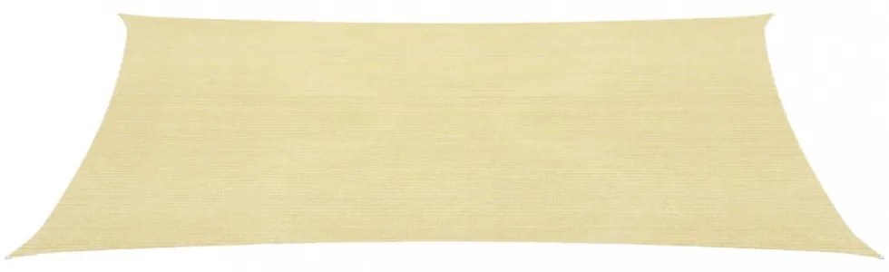 bézs HDPE napvitorla 160 g/m² 2,5 x 5 m