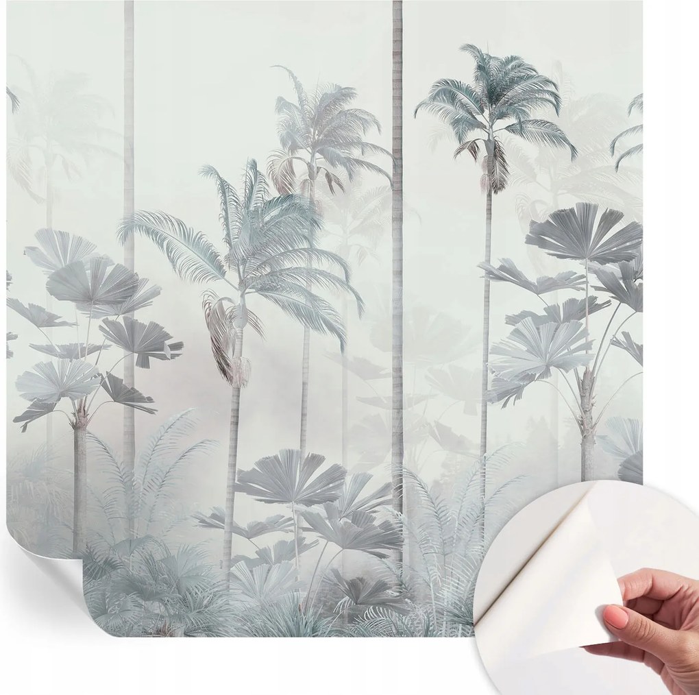 Dekoratív öntapadós fotótapéta az irodába Trópusi táj 250x250