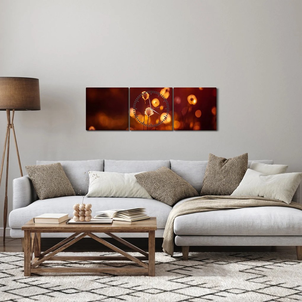 Kép - Reggel (órával) (90x30 cm)
