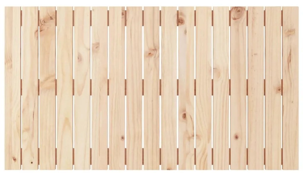 tömör fenyőfa fali fejtámla 108 x 3 x 60 cm