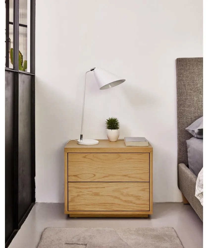 Natúr színű éjjeliszekrény Abilen – Kave Home