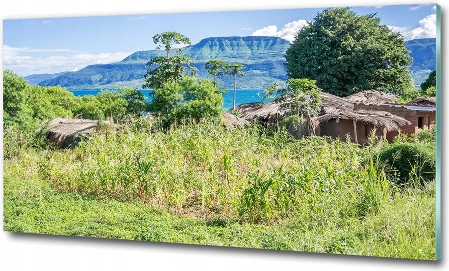 Fotó üvegkép Ugrálóvár a Tátrában 125x50