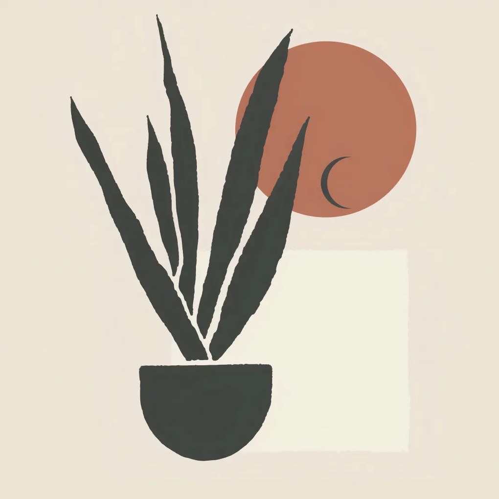 Poszter 40x40cm Hold a sötétben