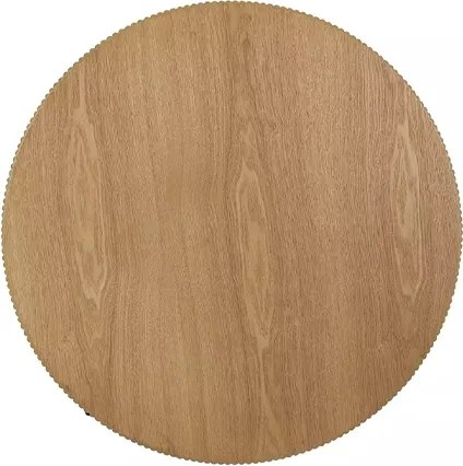 Corbi dohányzóasztal 80 cm nappaliba - tölgy / matt fekete