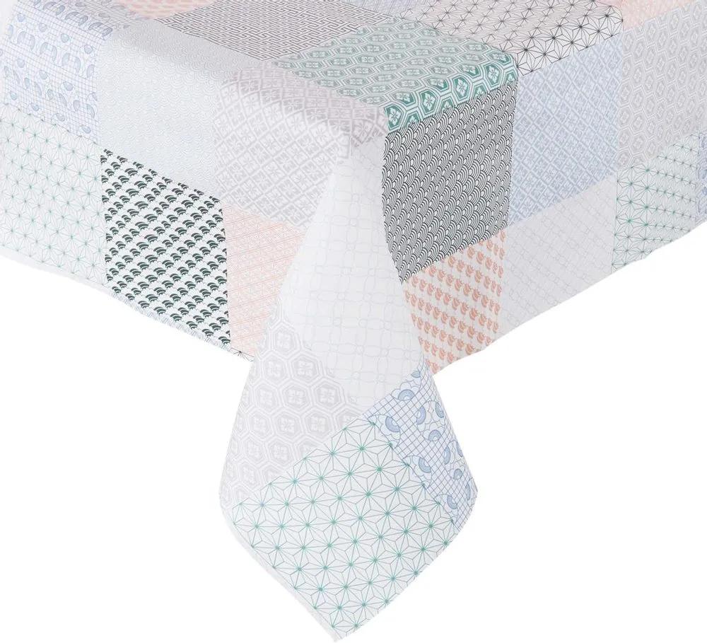 WATERPROOF lemosható asztalterítő, patchwork 110 x 110 cm