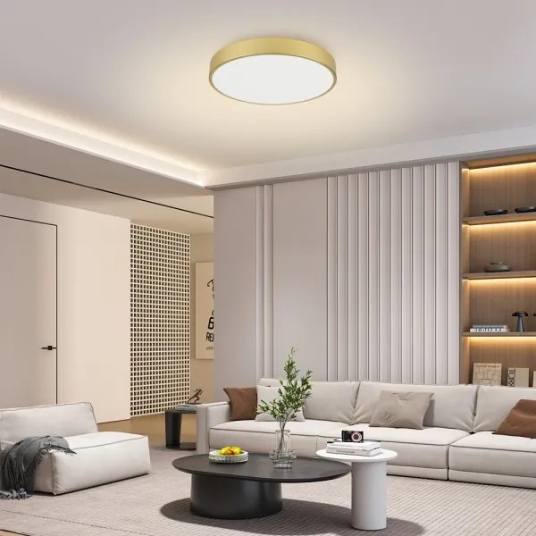 Brilagi - POOL LED mennyezeti lámpatest 60W/230V 3000/4000/6000K, átmérő 60 cm, aranyszínű