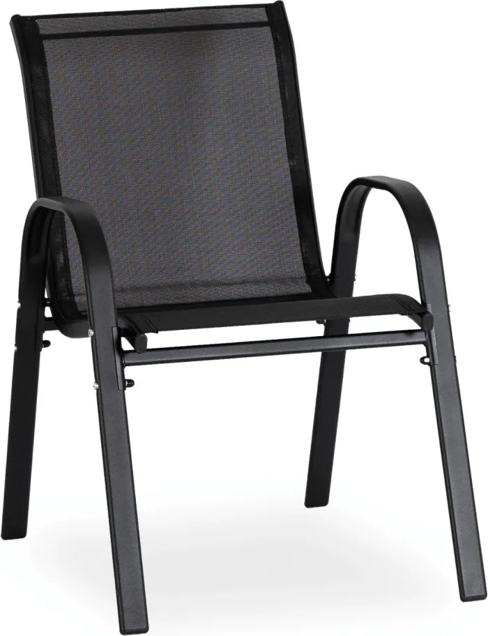 MINNESOTA kerti bútor szett fekete