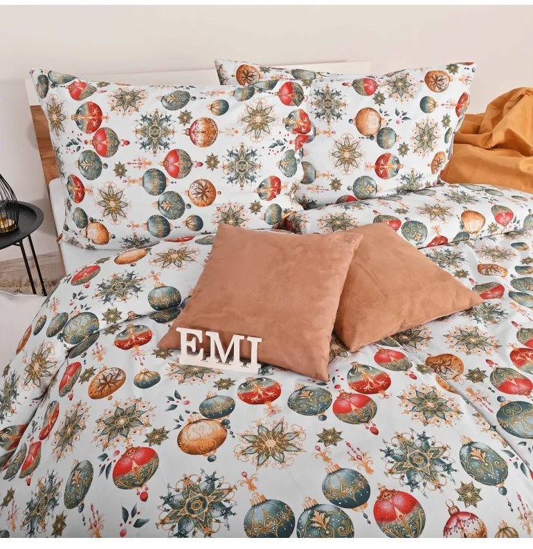 EMI Magic karácsonyi pamut ágyneműhuzat, A standard egyszemélyes ágy szett tartalma: 1x 140x200 + 1x 70x90