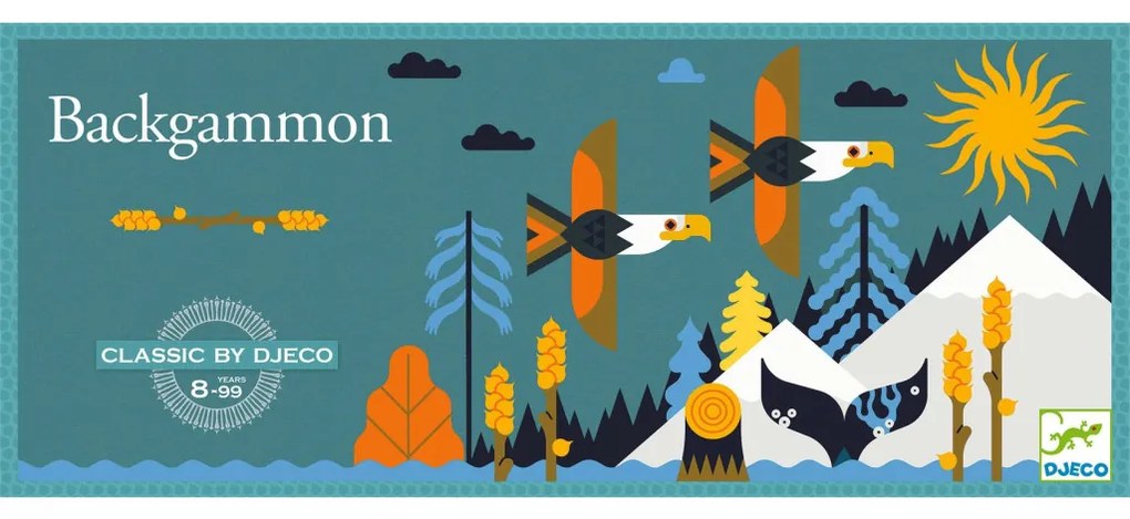 Társasjáték klasszikus - Ostábla - Backgammon