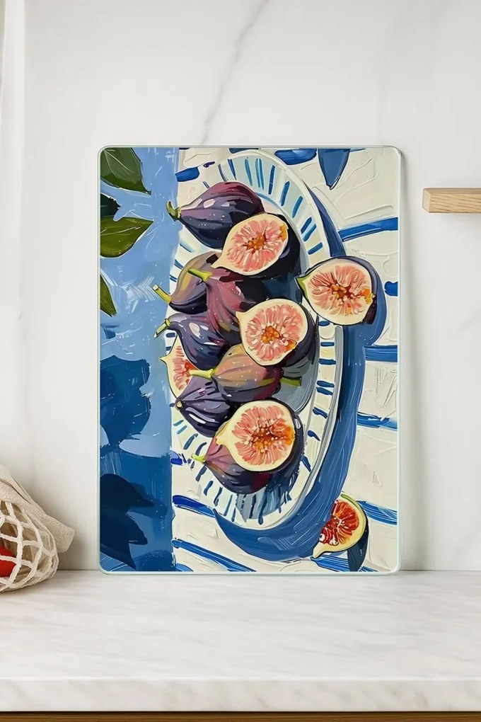 30 × 40 cm edzett üveg vágódeszka