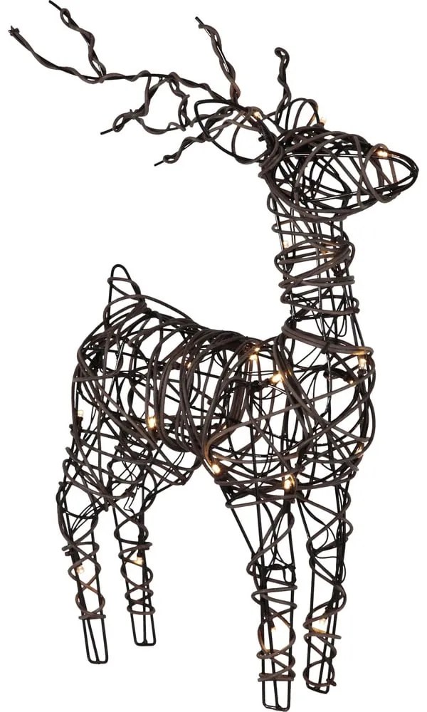 Barna elemmel működő álló karácsonyi fénydekoráció Vixen – Star Trading