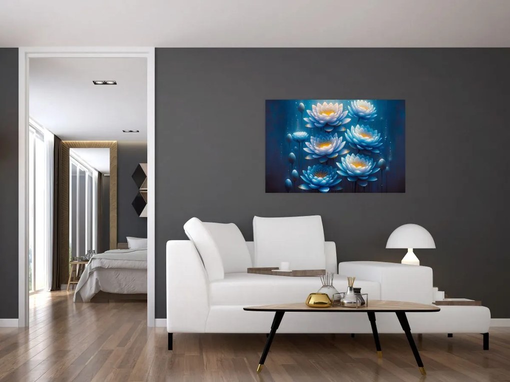 Kép - Tavirózsák a víz alatt (90x60 cm)