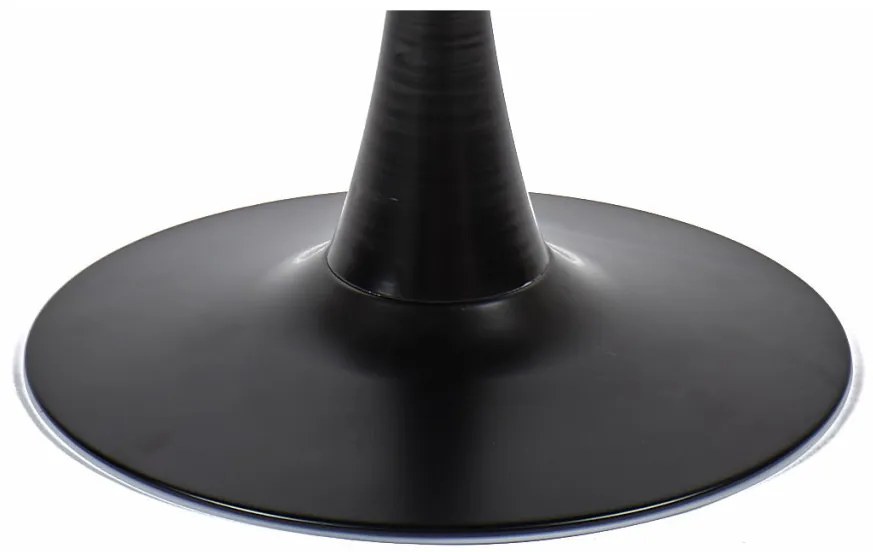 Elegáns Kerek Étkezőasztal 60 cm. Átmérő. Mdf Asztallap, Fém Talp - Jesolo