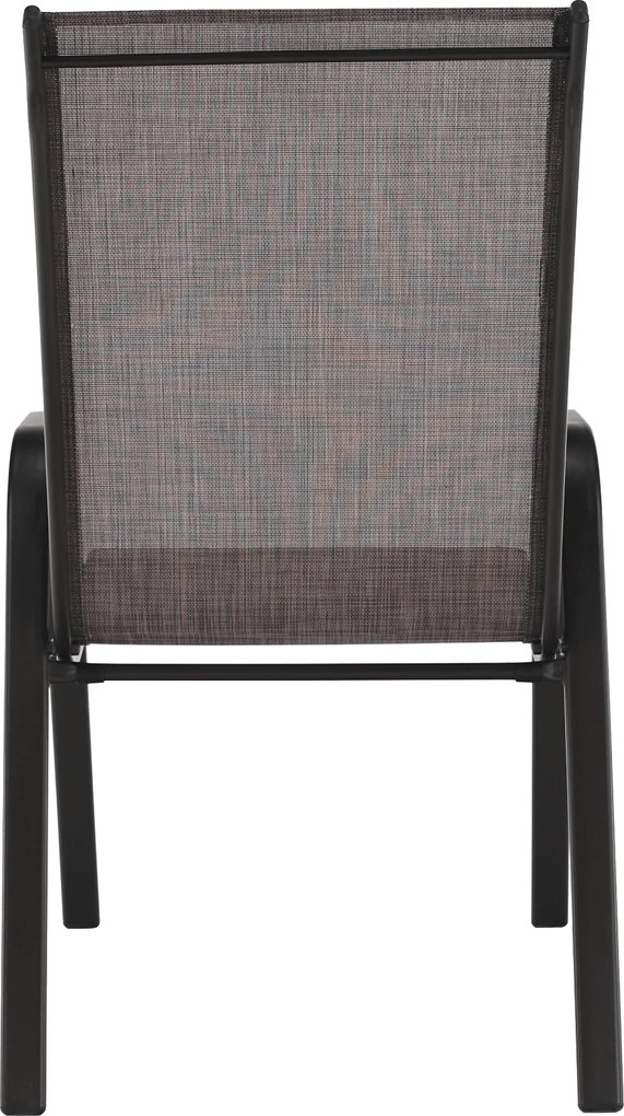 Rakásolható szék, barna melír/barna, ALDERA