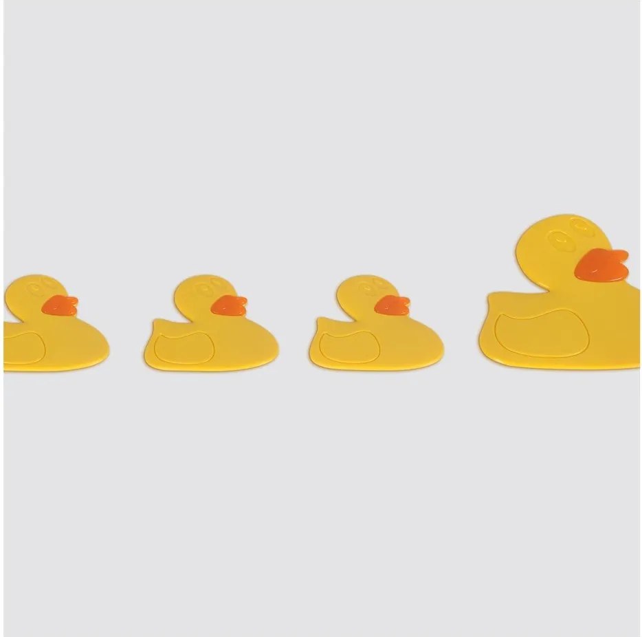 Gyerek csúszásgátló alátét szett fürdőkádba 6 db-os 12x12,5 cm Duck – Spirella