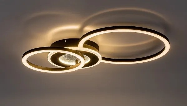 Rabalux 71485 - LED dimmelhető mennyezeti lámpa LUREO LED/24W/230V 3000-6500K 46x33 cm + távirányító