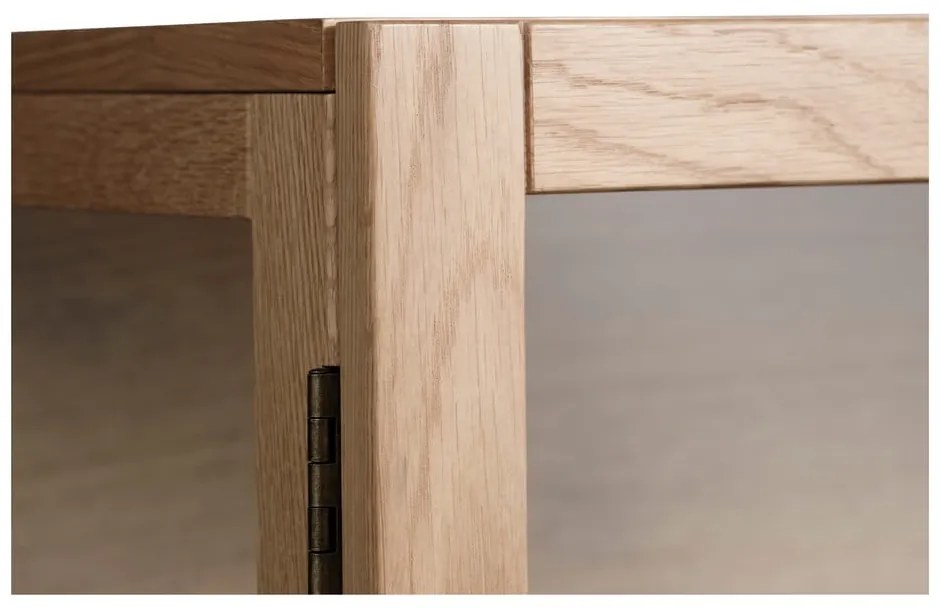 Natúr színű tölgyfa tálalószekrény 190x90 cm Elba – Unique Furniture