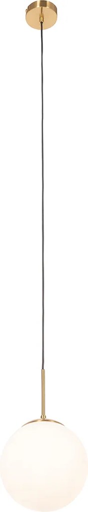 Okos függőlámpa arany színben opálüveggel, Wifi P45-tel - Flore