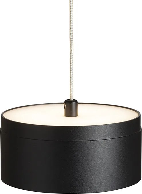 RENDL SFERA DIMM závěsná černá 230V LED 15+9W 3000K