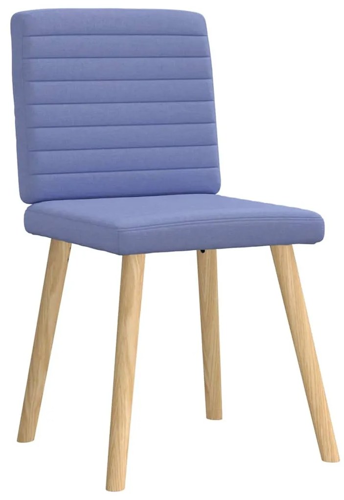Étkezőszékek 6 db Jeans kék szövet