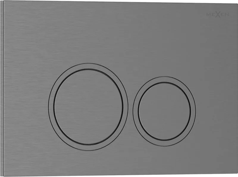 Mexen Tex 01 öblítő gomb, szálcsiszolt fegyverszürke - 6101-12