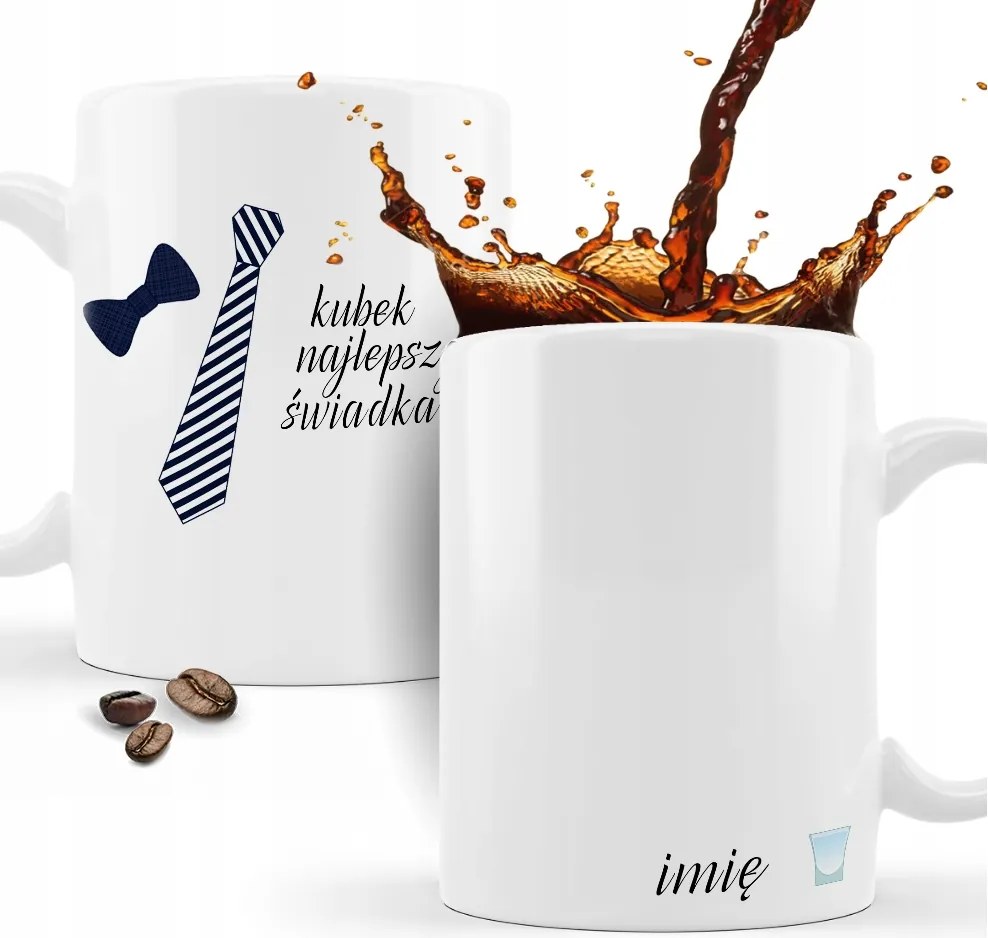 Ajándék Bögre Köszönetnyilvánítás Tanú Név