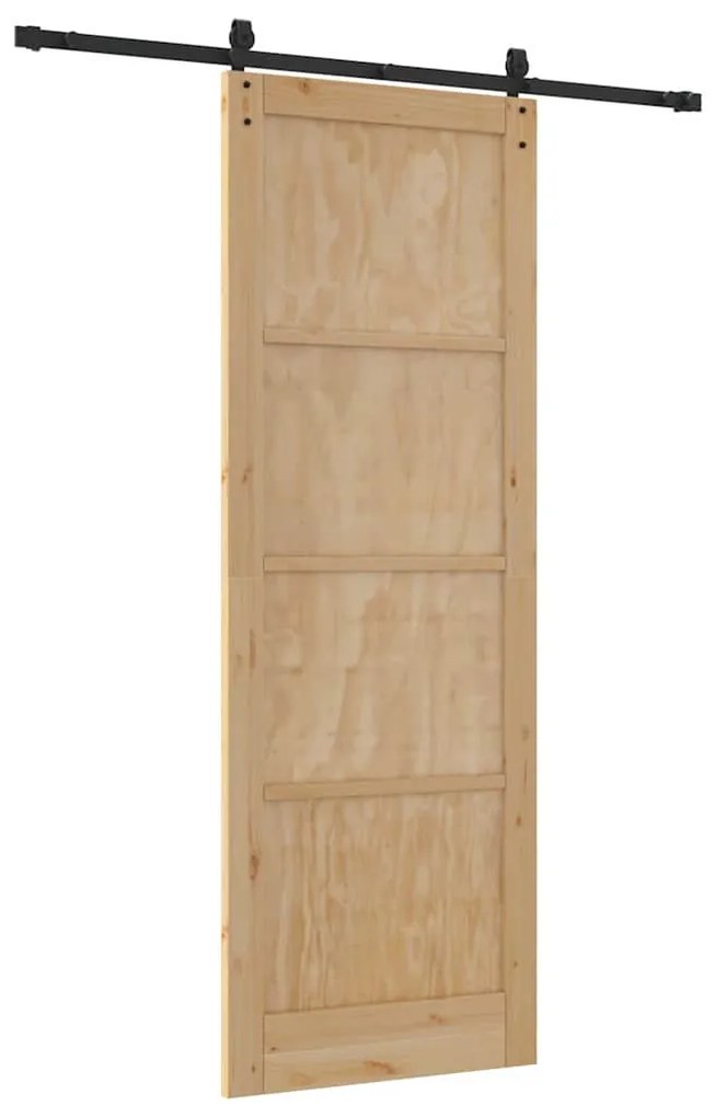 Csúszóajtó Egyéb ORKDAL Természetes és fekete 83 x 232 cm