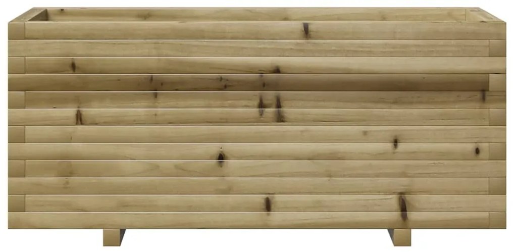 impregnált fenyőfa kerti virágláda 110 x 40 x 49,5 cm