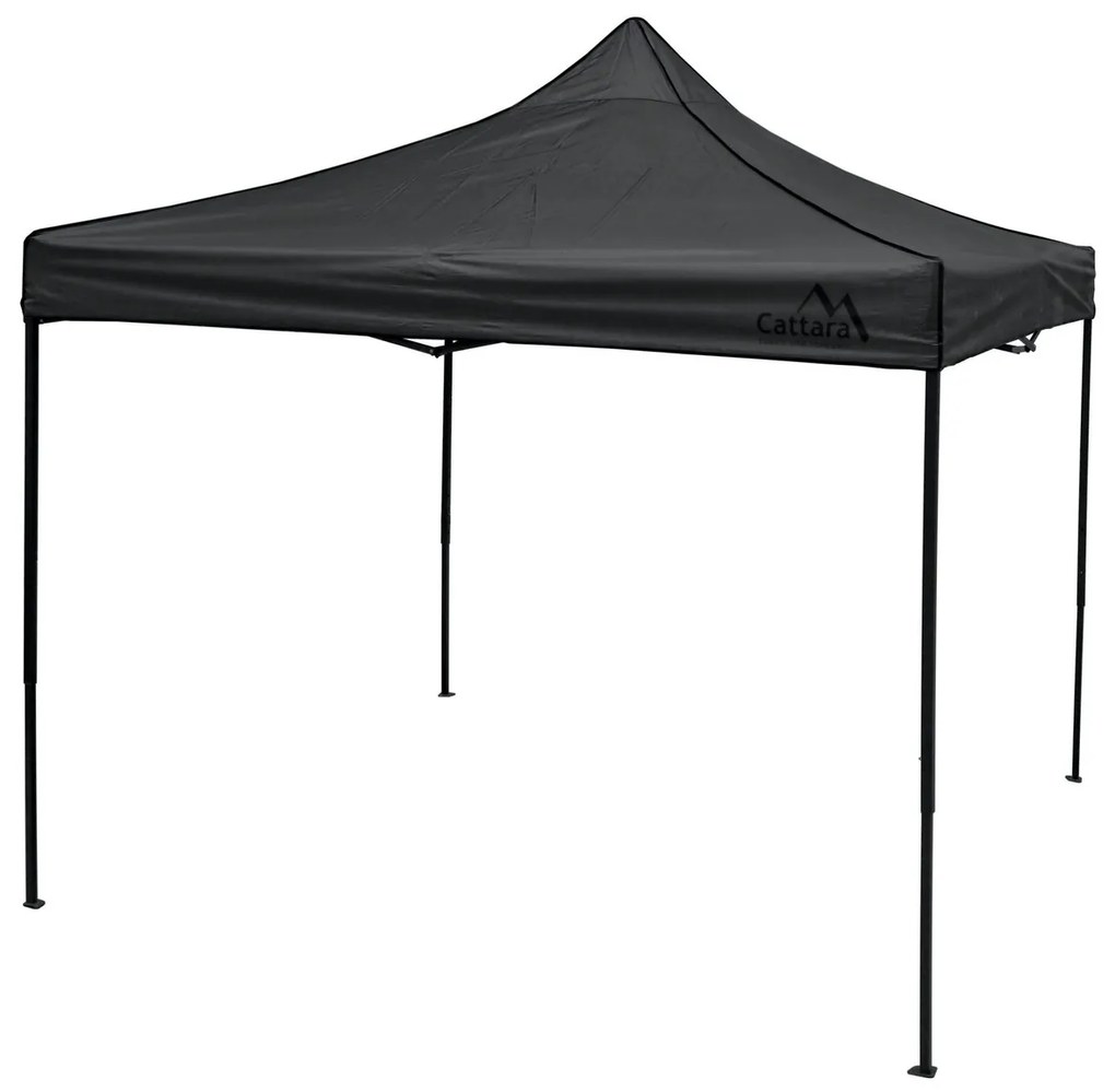 Cattara 13342 Party sátor ollós Waterproof, szürke, 3 x 3 m