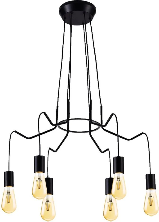 Prezent CASCADE 17205 Függőlámpa 6x40W/E27 IP20