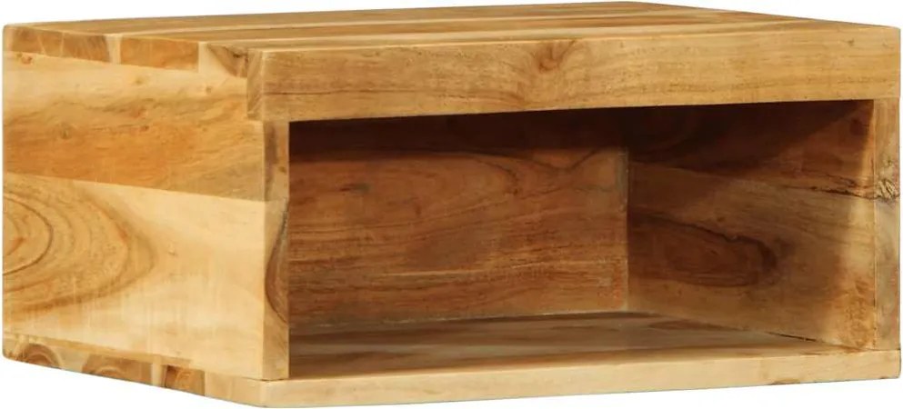 vidaXL tömör akácfa falra szerelhető TV-szekrény 40x30x19 cm