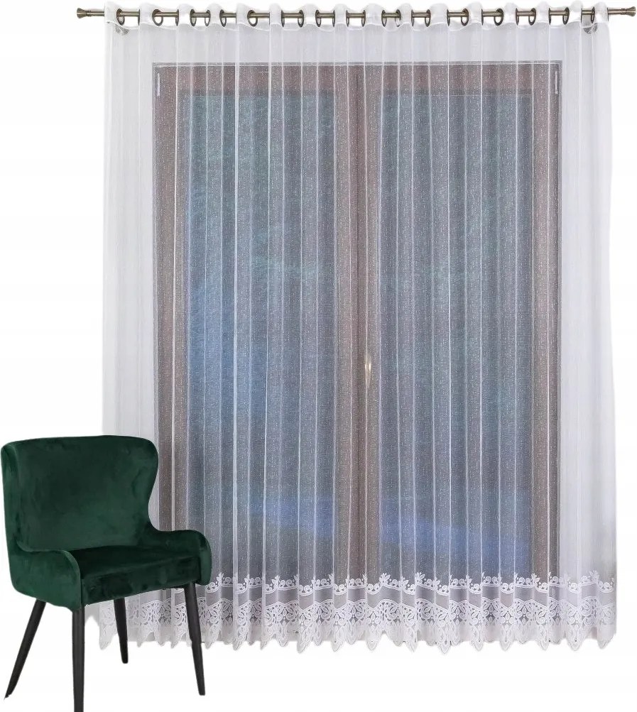 Hosszú, Átvezetős Függöny, Eredeti Minta Az Alján 250x230