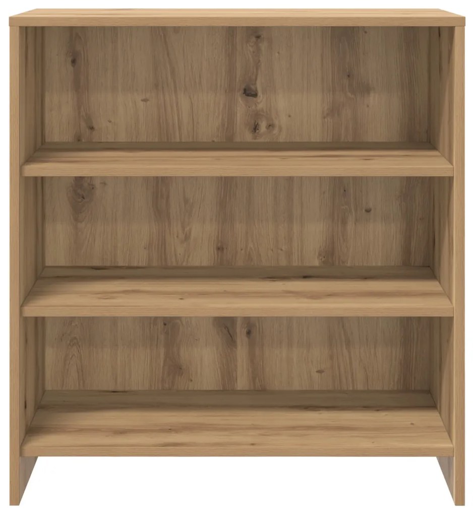 Büfé Tömör tölgy 70x41x75 cm Szerelt fa