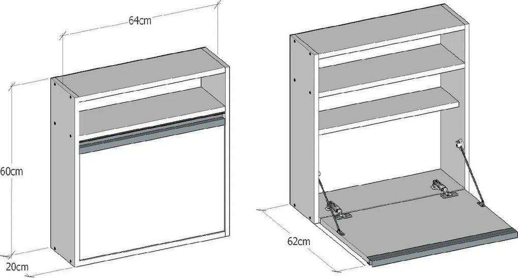 Optimum White íróasztal