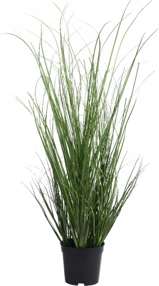 Műfű növény Zöld dekoratív kaspóban XL 100cm