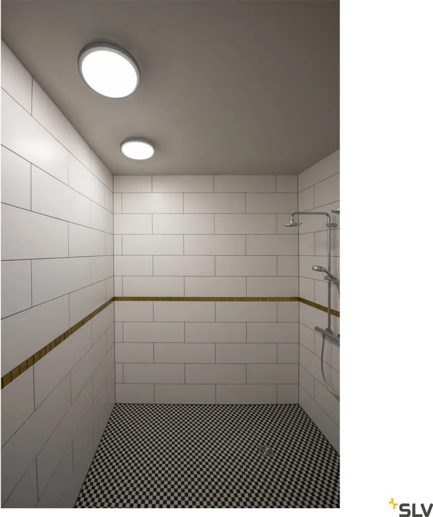 SLV 229975 AINOS Modern Kültéri Mennyezeti Lámpa Antracit, Fehér LED IP44