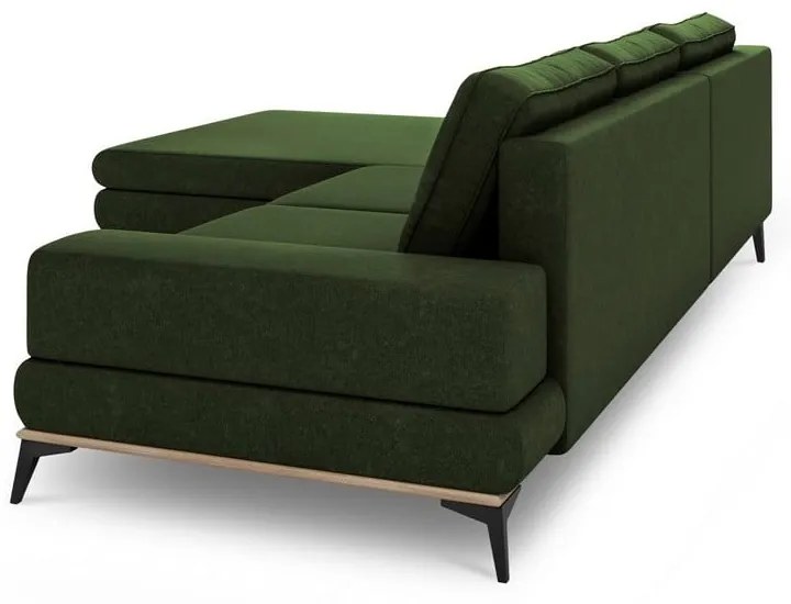 Planet palackzöld kinyitható sarokkanapé, bal oldali - Windsor &amp; Co Sofas