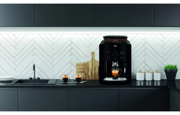Krups - Automata kávéfőző ARABICA 1450W/230V fekete