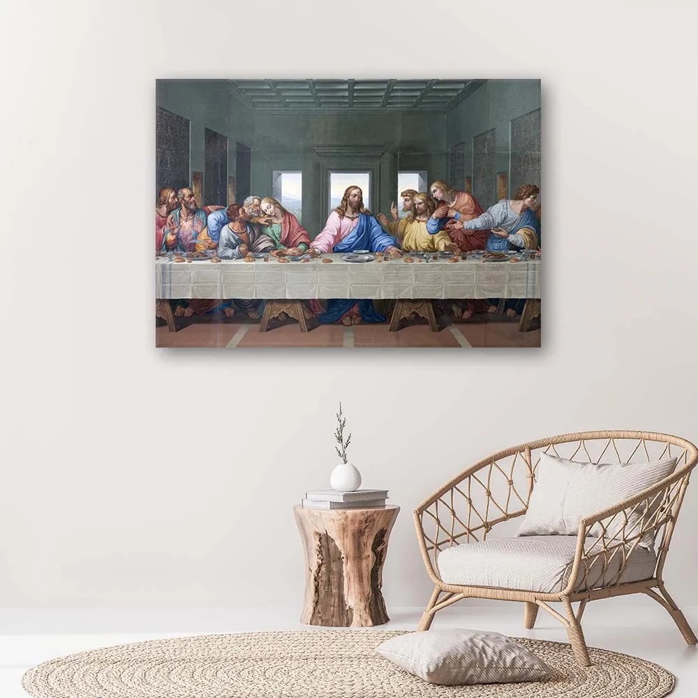 Gario Vászonkép Részlet Az utolsó vacsora címu mubol - Leonardo da Vinci, reprodukció Méret: 120 x 80 cm