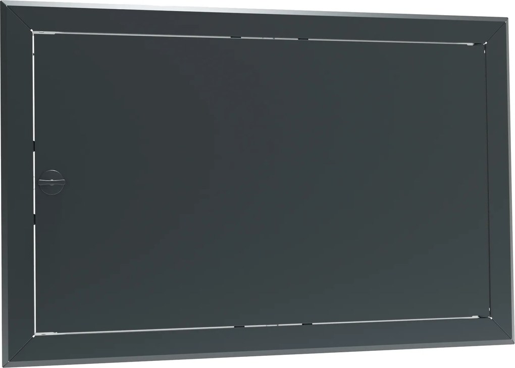 Revíziós ajtó fém fedél inst 40x30 grafit