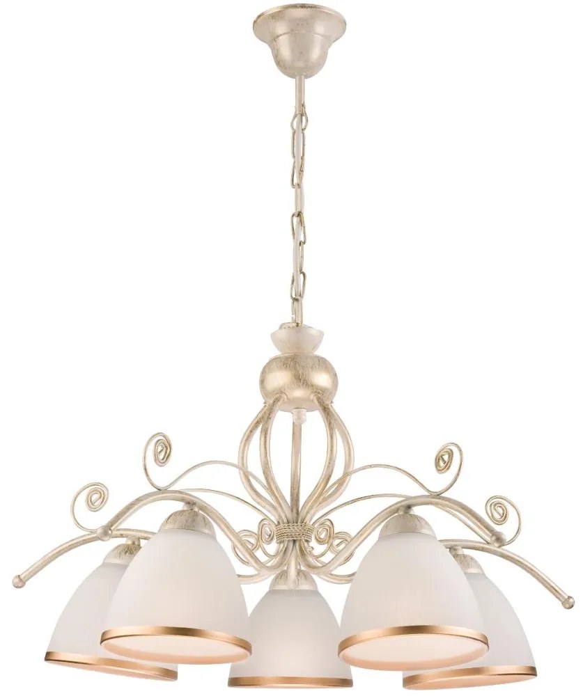 Csillár láncon RETRO II 5xE27/60W/230V