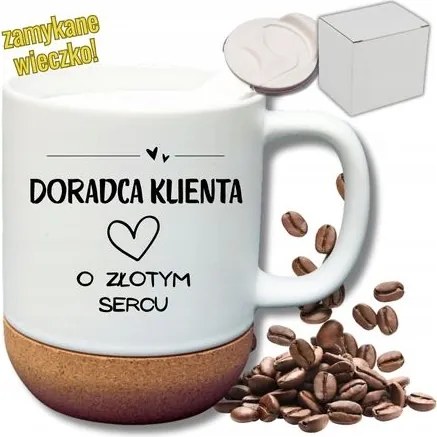 Fehér Bögre Parafa Vicces Ajándék Arany Szívű Ügyfél Tanácsadó