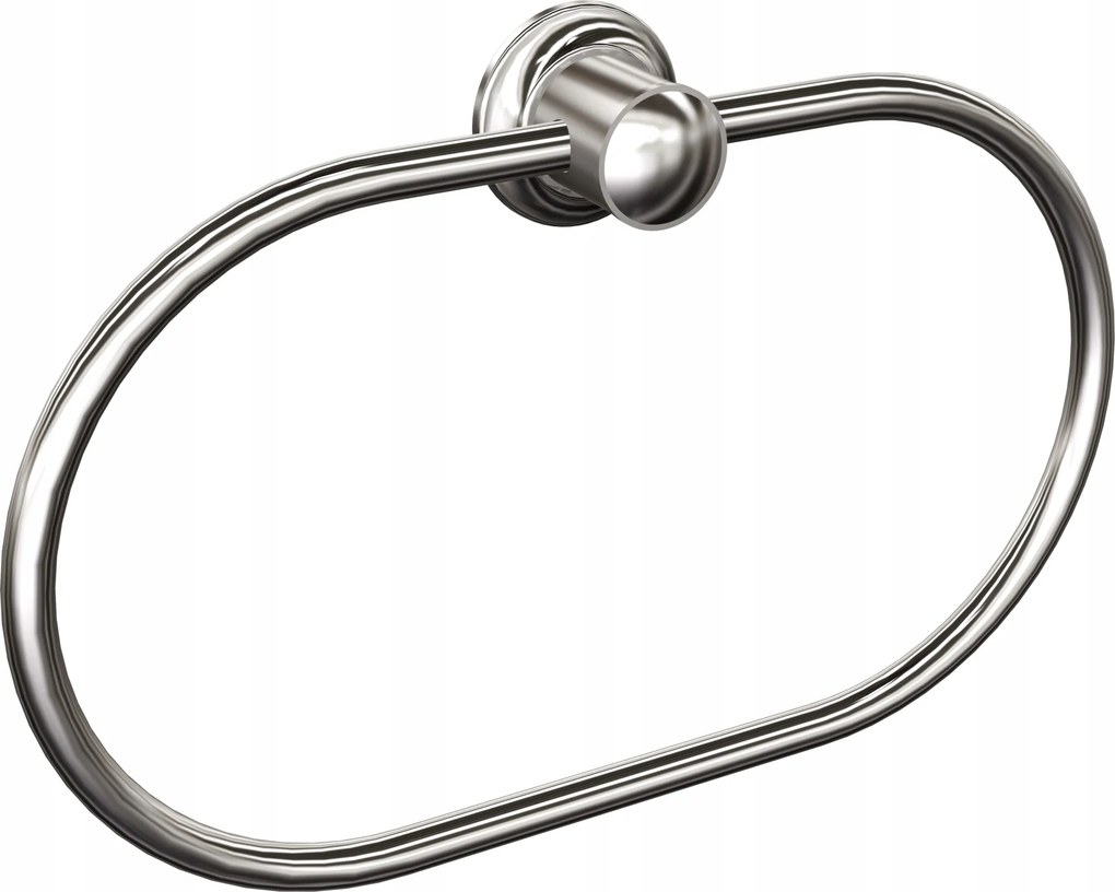 Törölközőtartó ovális Króm