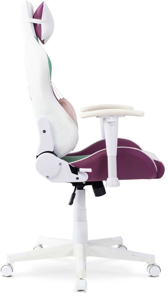 Irodai Forgószék Többszínű Eco-bőr Kárpittal. CANDY